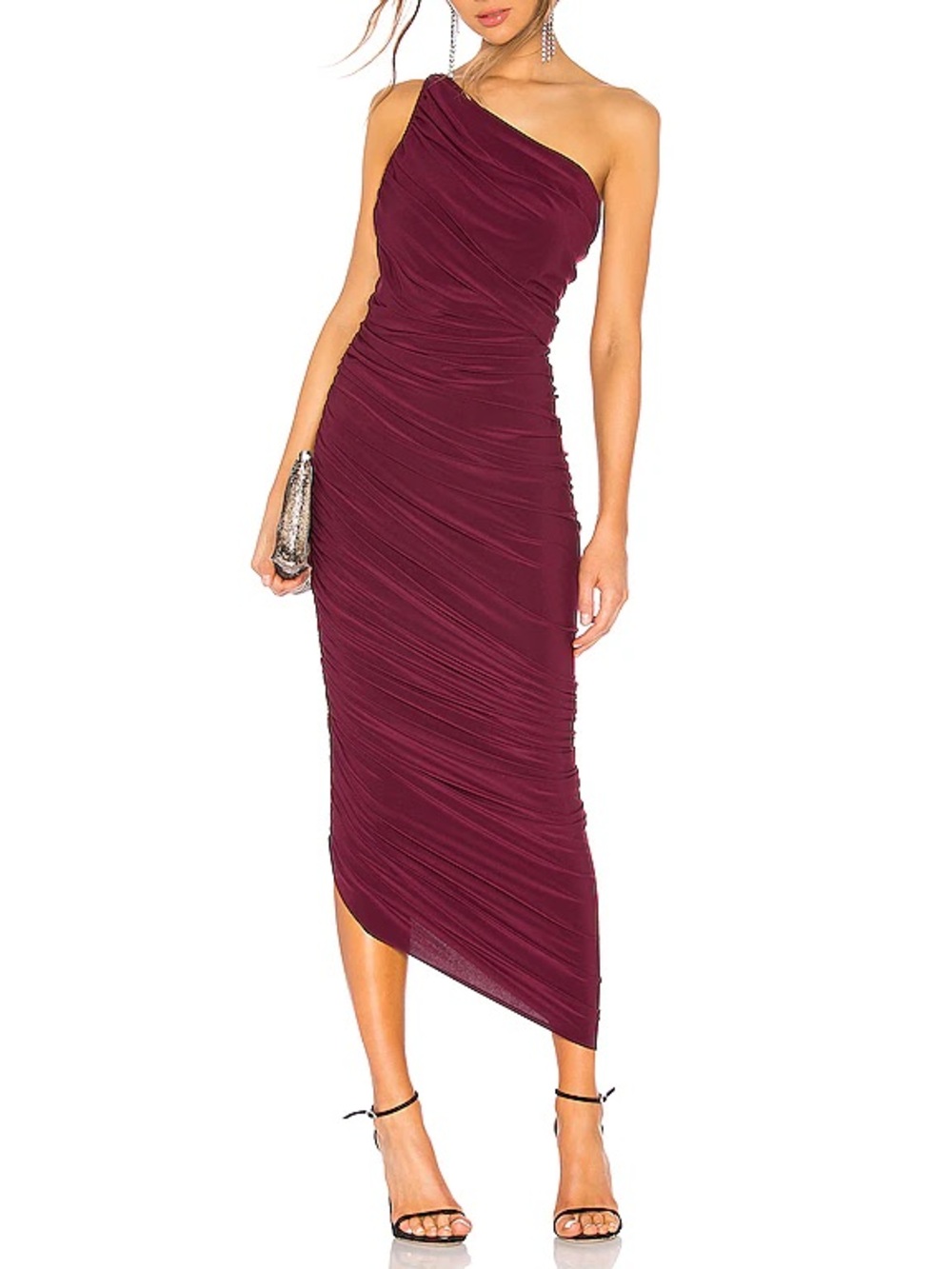 Norma Kamali Diana Gown - Plum